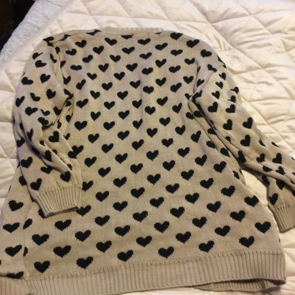Heart oversized cardigan - Picture 3 of 4
